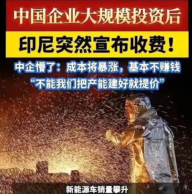 以前买镍矿，里面的钴是白送的。现在印尼说：不行，每一样都得算钱。

今年4月，印