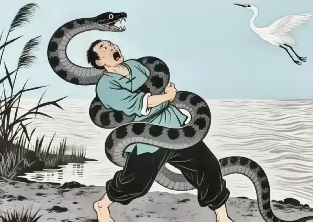 宋朝有个男子，得了疥疮，浑身异味，连妻子儿女都讨厌他；他自惭形秽，独自跑去野塘洗