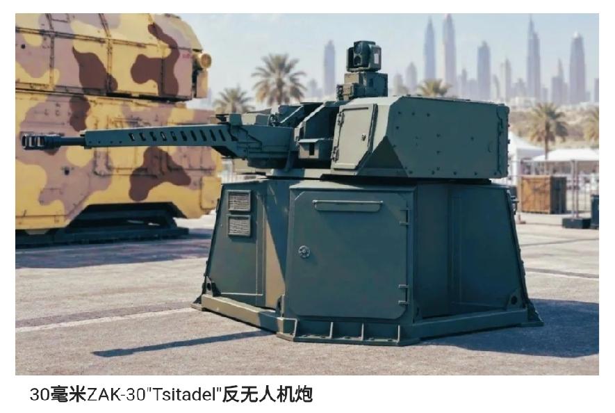 Rostec声称其30毫米反无人机炮击败了西方竞争对手
 
现在无人机袭扰，是很