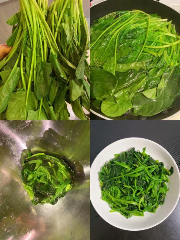 今日份高钙晚餐：芝麻酱拌菠菜
一家老小都适合，春天补钙就是这么家常。
你有没有全