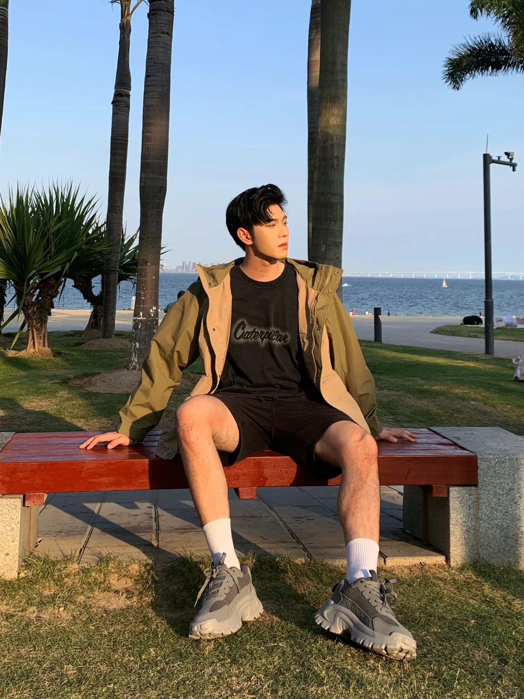 OOTD｜享受午后海边的阳光☀️