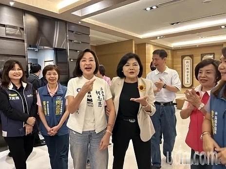 张丽善跨县市相挺 许愿明年柯志恩与张嘉郡一起并肩作战

高雄市长选举逼近，高雄市