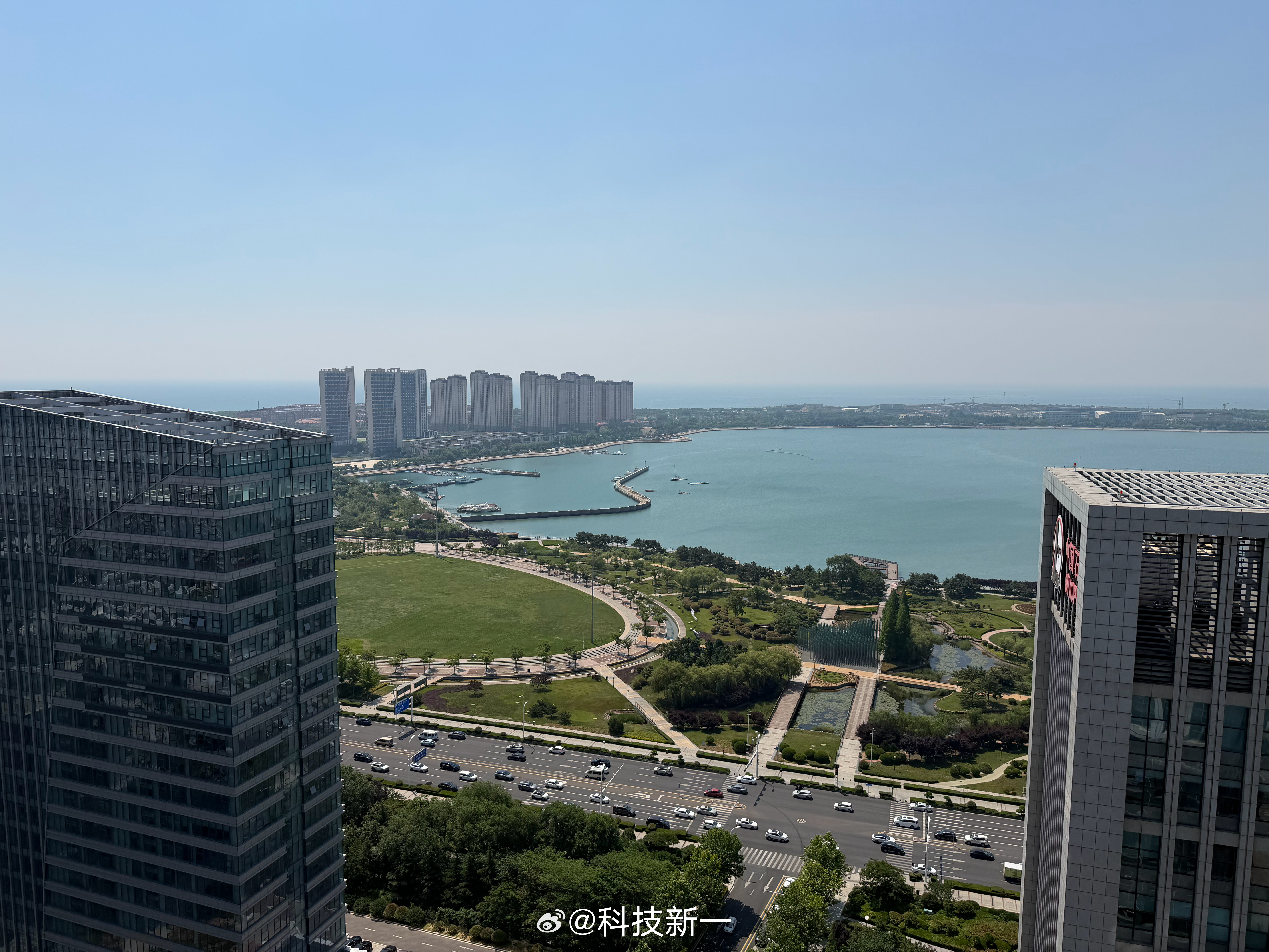 股票和黄金赔太多钱，到楼顶透透气。看着一望无际的大海，眼泪止不住往下流