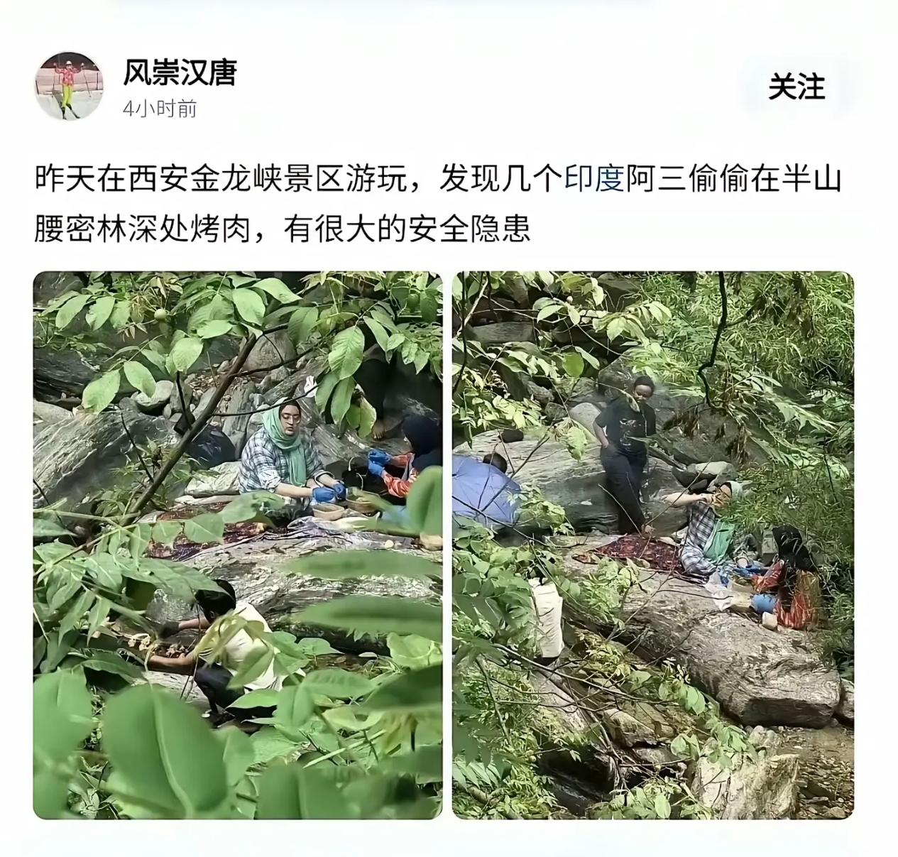 太让人气愤了！三哥真是把我们这地方当成他们自家后院了吗？

他们在风景名胜区庐山