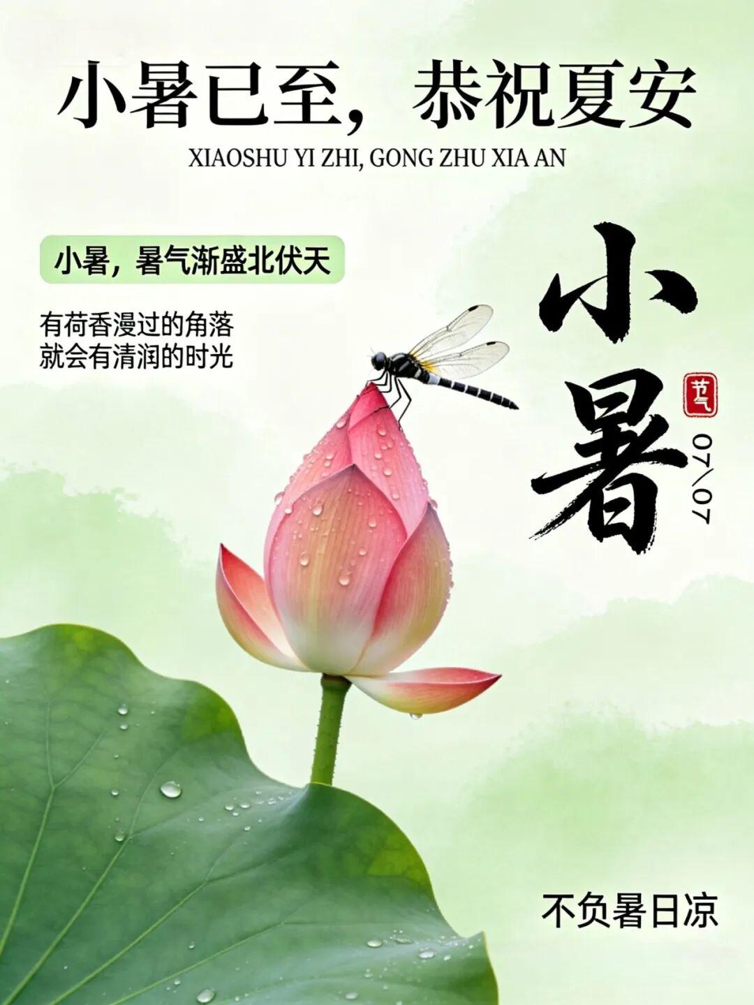 💛夏日炎炎，牵挂不忘，防暑降温，问候送上。愿清风常伴，暑燥皆散， 岁岁无恙，夏