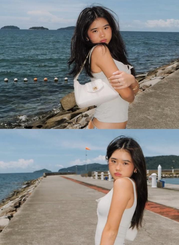 曹格女儿Grace近照曝光，15岁的她长得很像她爸爸。