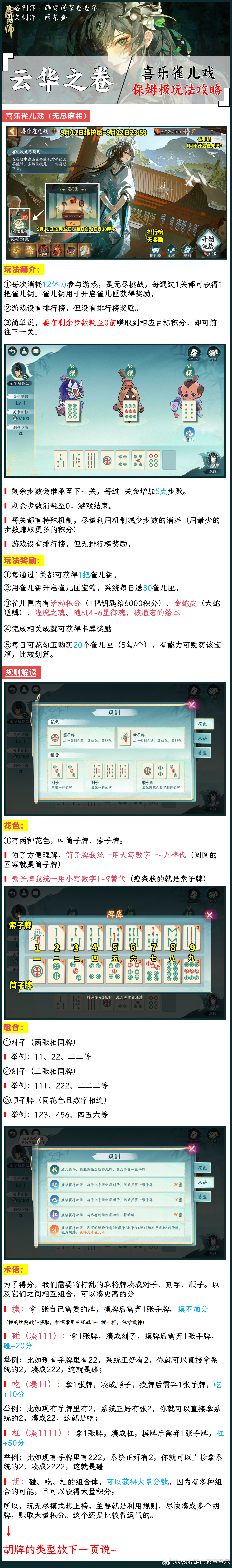 #阴阳师手游[超话]##超话创作官##游园集结令# 【云华之卷】喜乐雀儿戏，手把