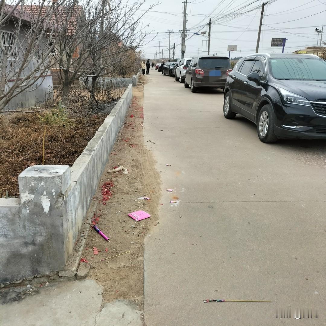 今天回娘家拜年女婿中有一位国家扶贫办干部。刚进村两条街都停满了车。其她回娘家只能