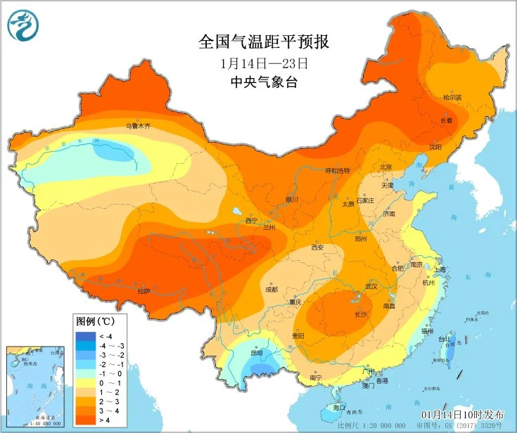 全国大回暖「1.15」