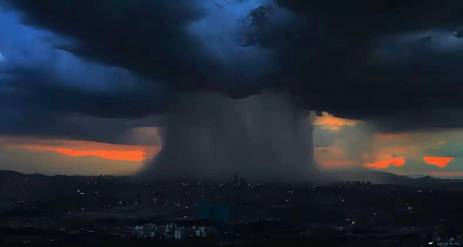 台风白海豚让我想到了郑州哪一年大雨还是要敬畏大自然 