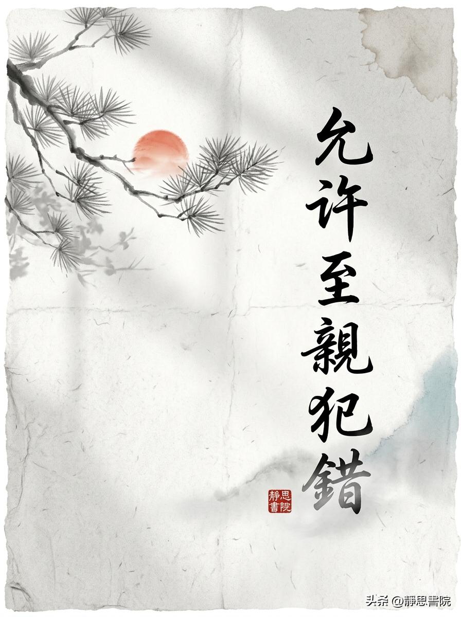 家庭福报的流失，往往始于你对至亲的“过度纠偏”
　
吃了一辈子的剩菜，你非要倒掉