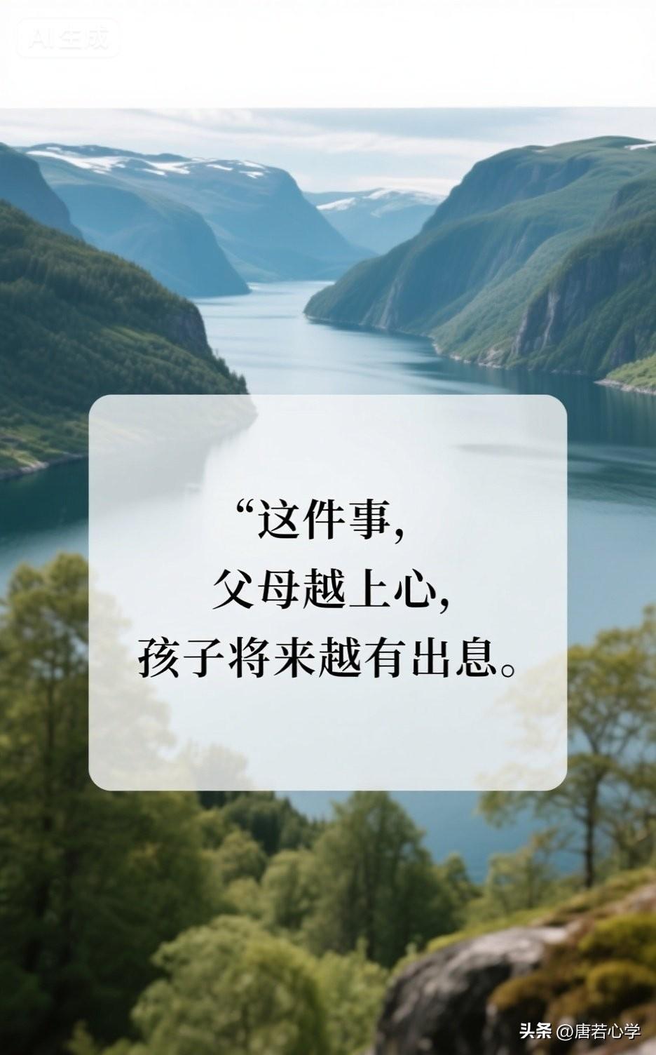 这件事，父母越上心，孩子将来越有出息。

你一定见过这样的孩子，或者在某些时刻，