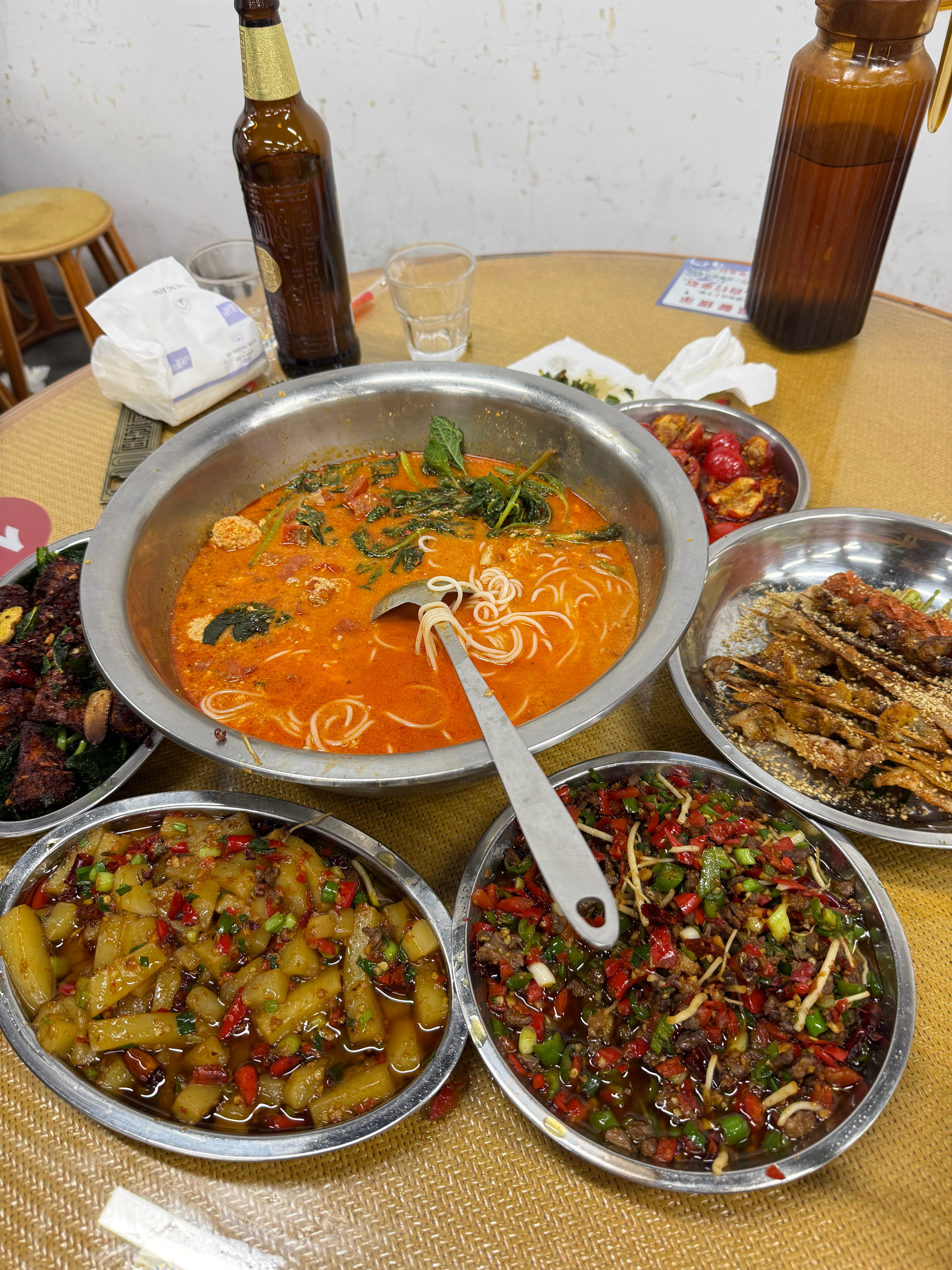 昨天吃的云南菜绝顶美味 回味中 