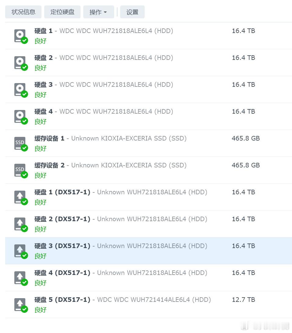 给工作室NAS扩容了下，搞了两组18TB*4 Raid5，应该能用到2027年了