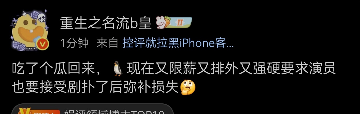 弥补到什么地步？毕竟演员不是合伙人，拿一些保底的薪水，再看剧播得好不好决定分红多
