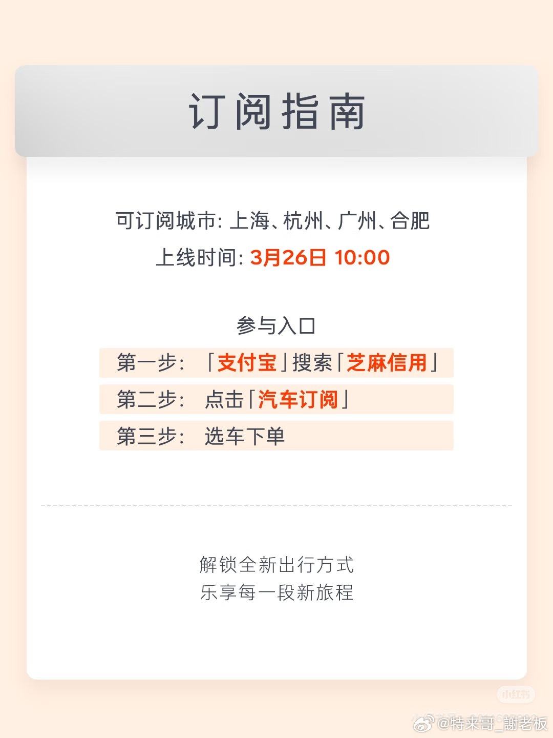 乐道L60/L90开启订阅服务了！芝麻分800+就能零押金、零首付、免保险，每月
