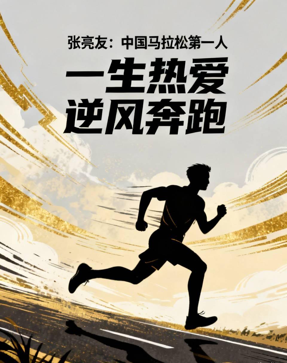 张亮友，真正的中国马拉松第一人！
 
曾经只是一名普通煤矿工人，没有条件、没有场