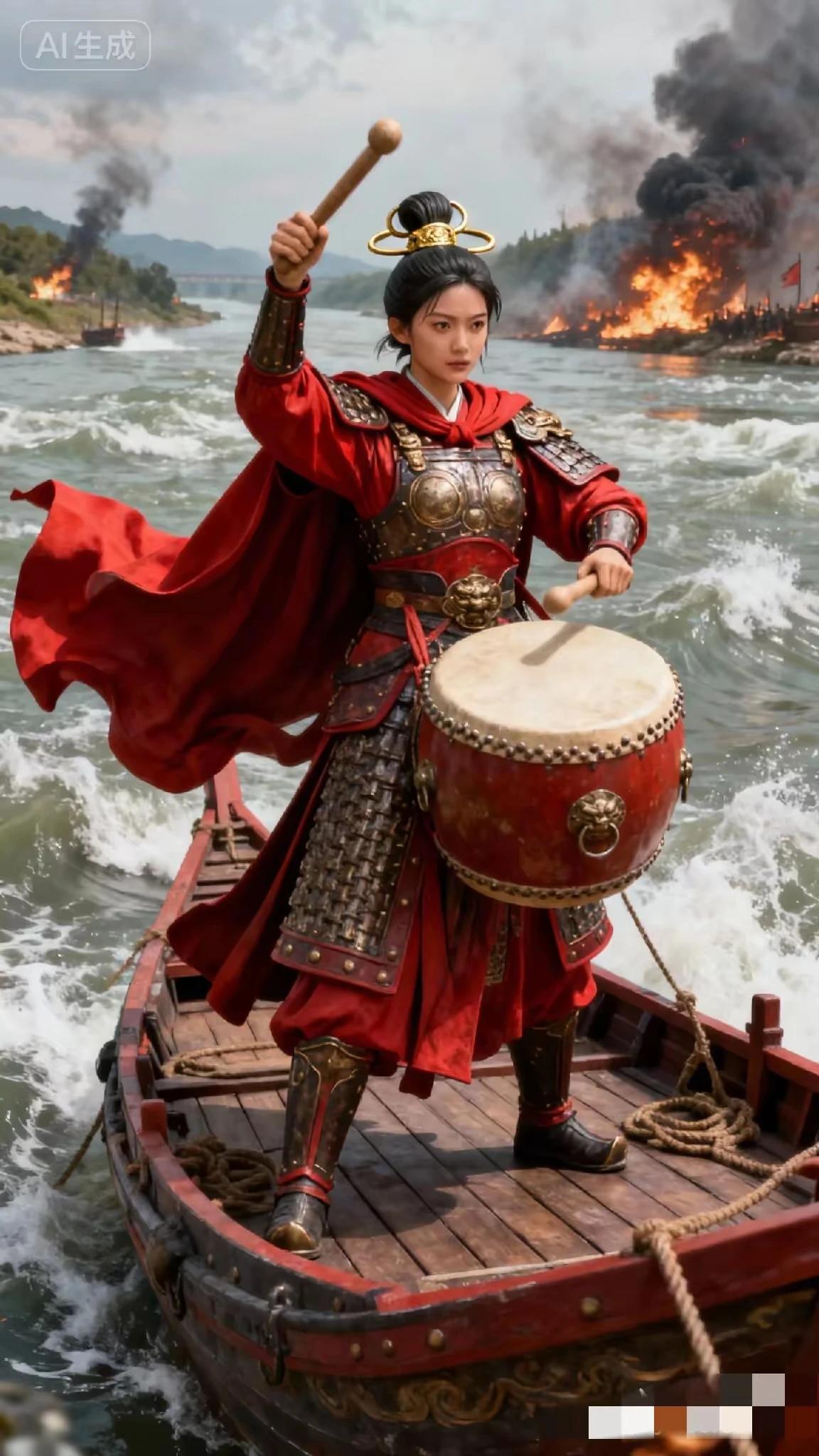 上联：英雄敢闯千重浪
下联：好汉可攀万仞山