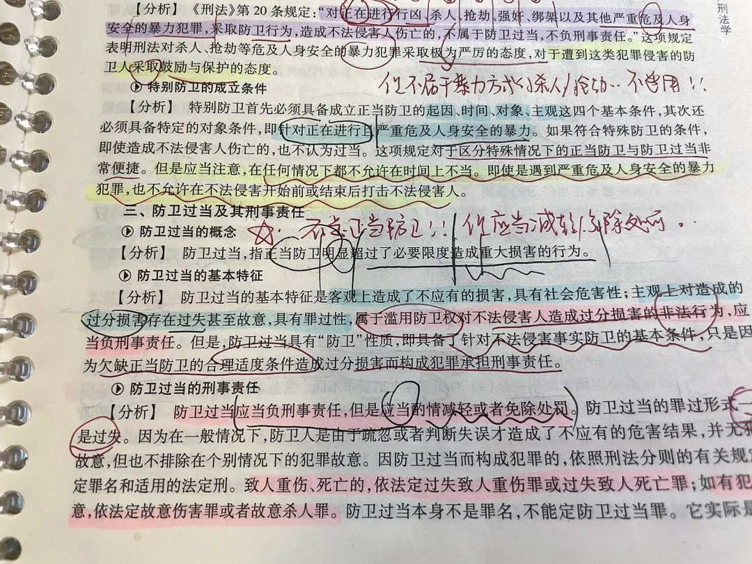 法硕刑法案例分析——防卫过当的表述。