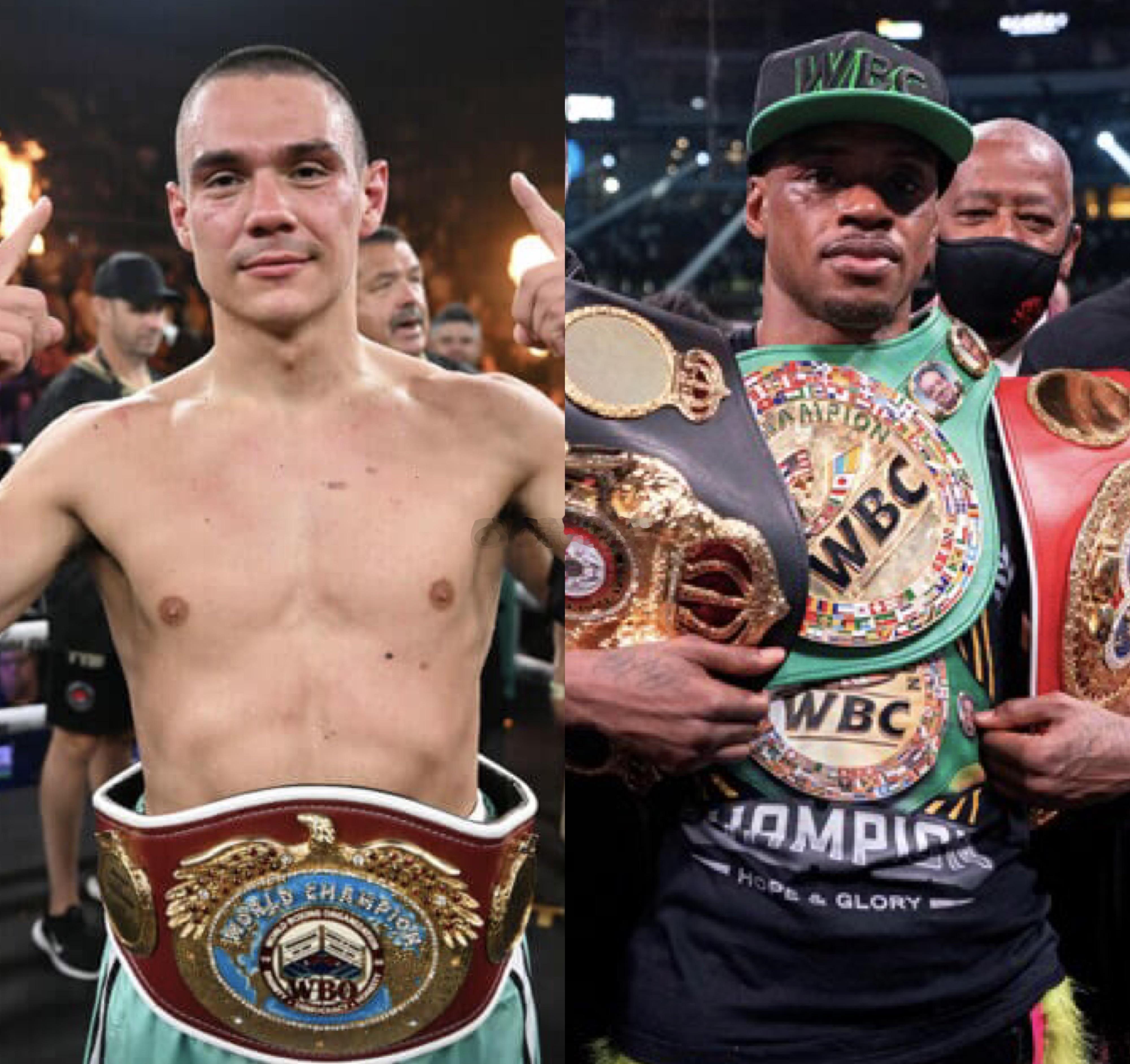 拳坛速递 据外媒消息，蒂姆-茨尤（Tim Tszyu）VS 小埃罗尔-斯彭斯（E