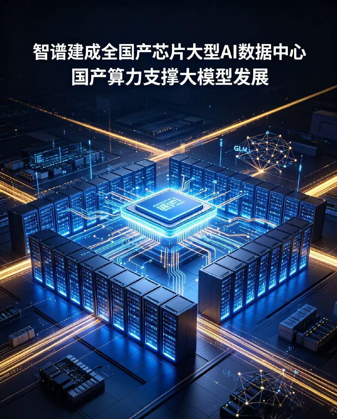 【智谱建成大型AI数据中心：全部采用国产芯片】北京时间7月21日，据彭博社报道，