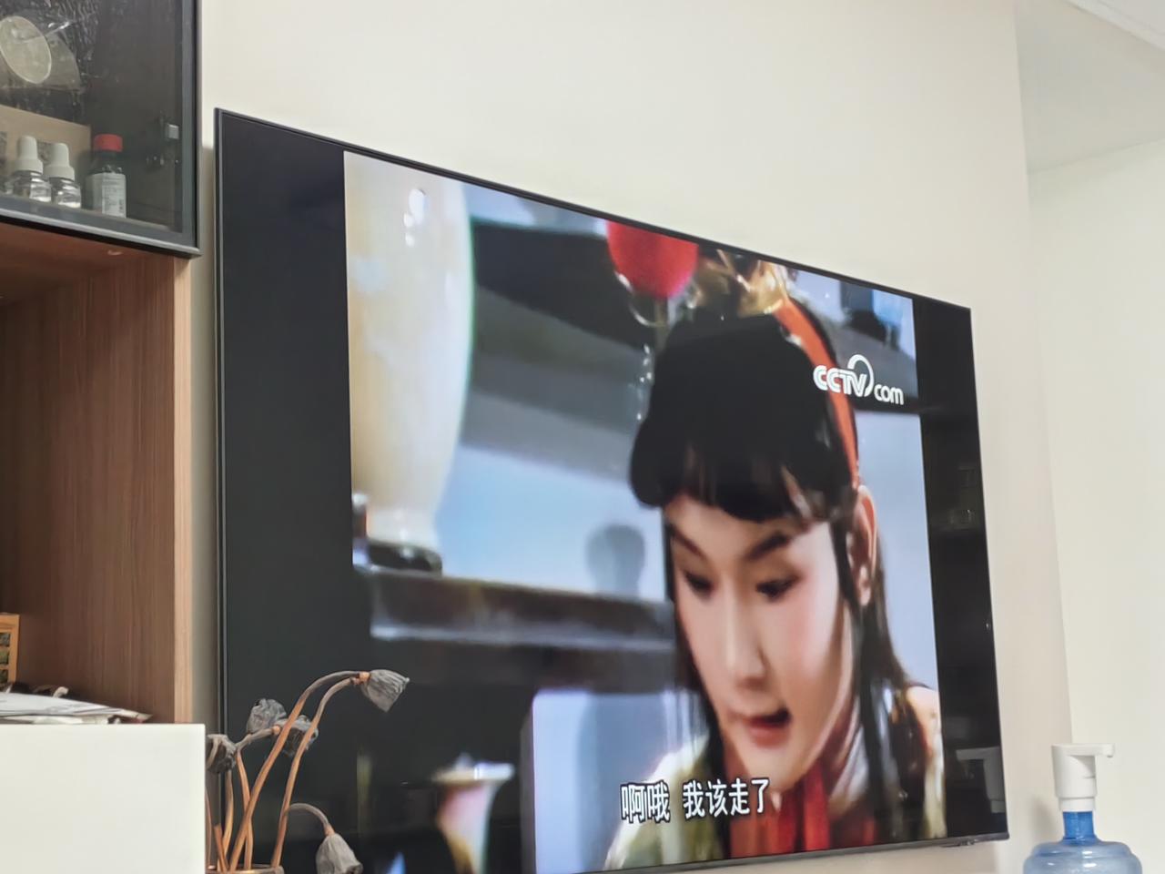 姐妹俩跟着父母看电影去了，晚饭外面吃。
    大宝给我把电视从动画片调成《红楼