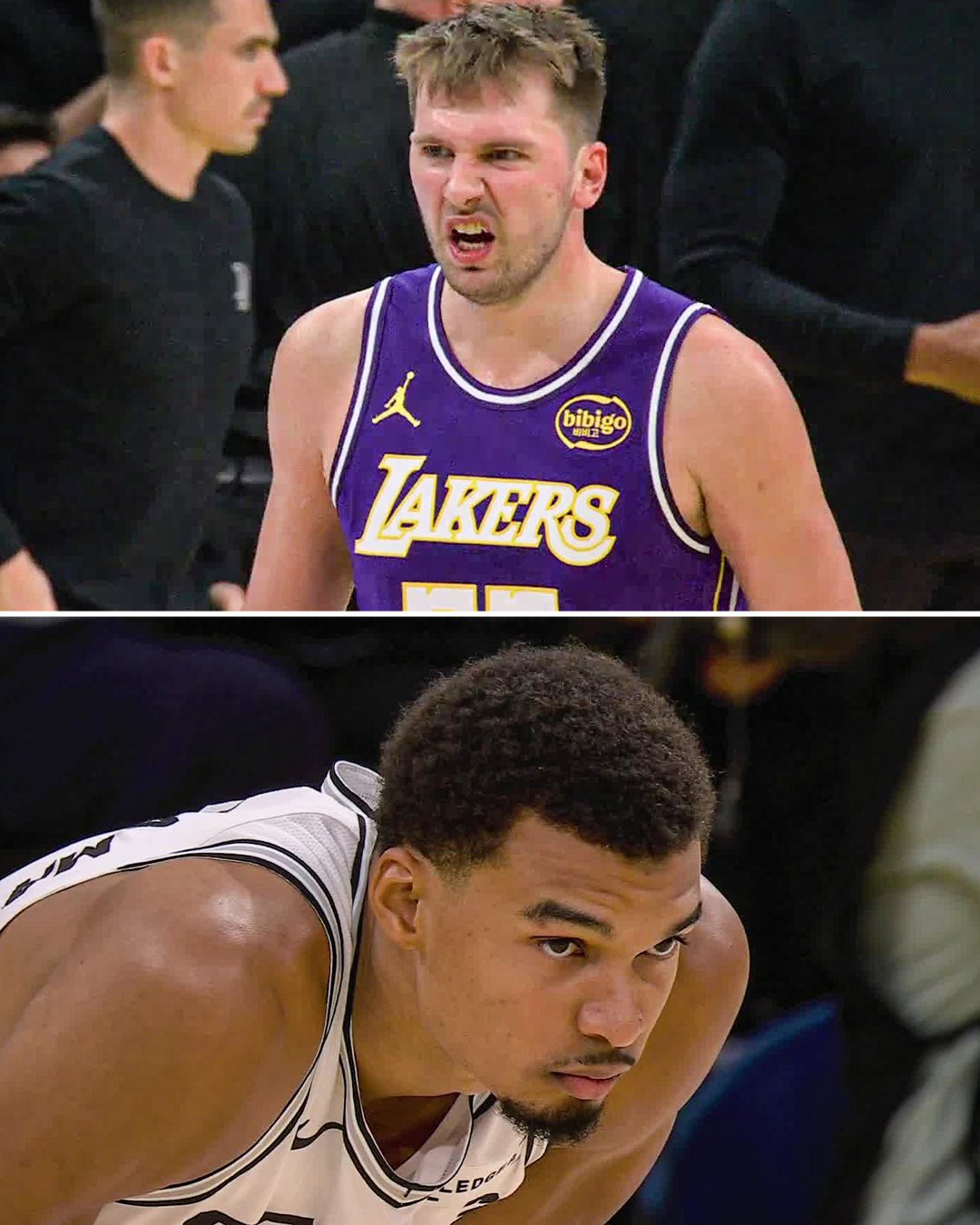 尚帕尼罚球不中，湖人在这场双方合计84罚的大战中2分险胜，马刺三人被罚下，湖人三