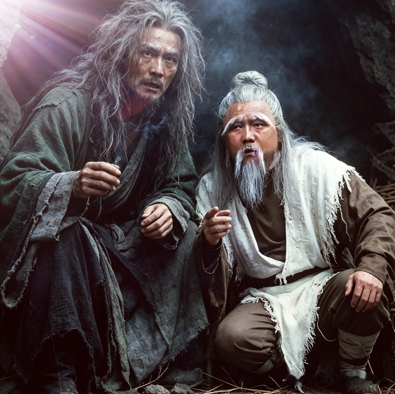 “欧阳锋”与“周伯通”谁厉害?当然是周伯通厉害了。原因很简单，就是《九阴真经》。