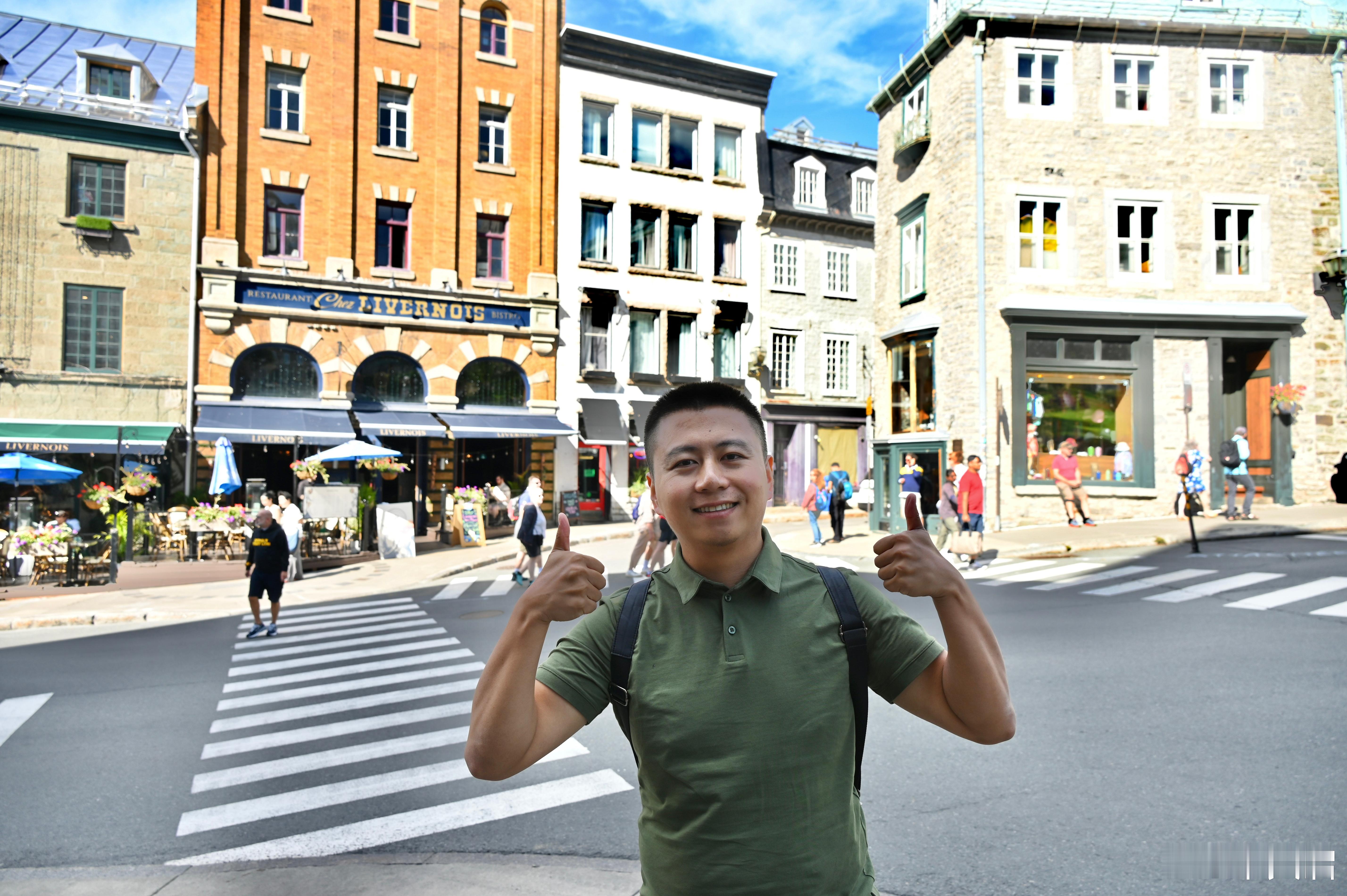 魁北克，长达一年的环球旅行中，一个可以停靠的港湾。  ​​​
