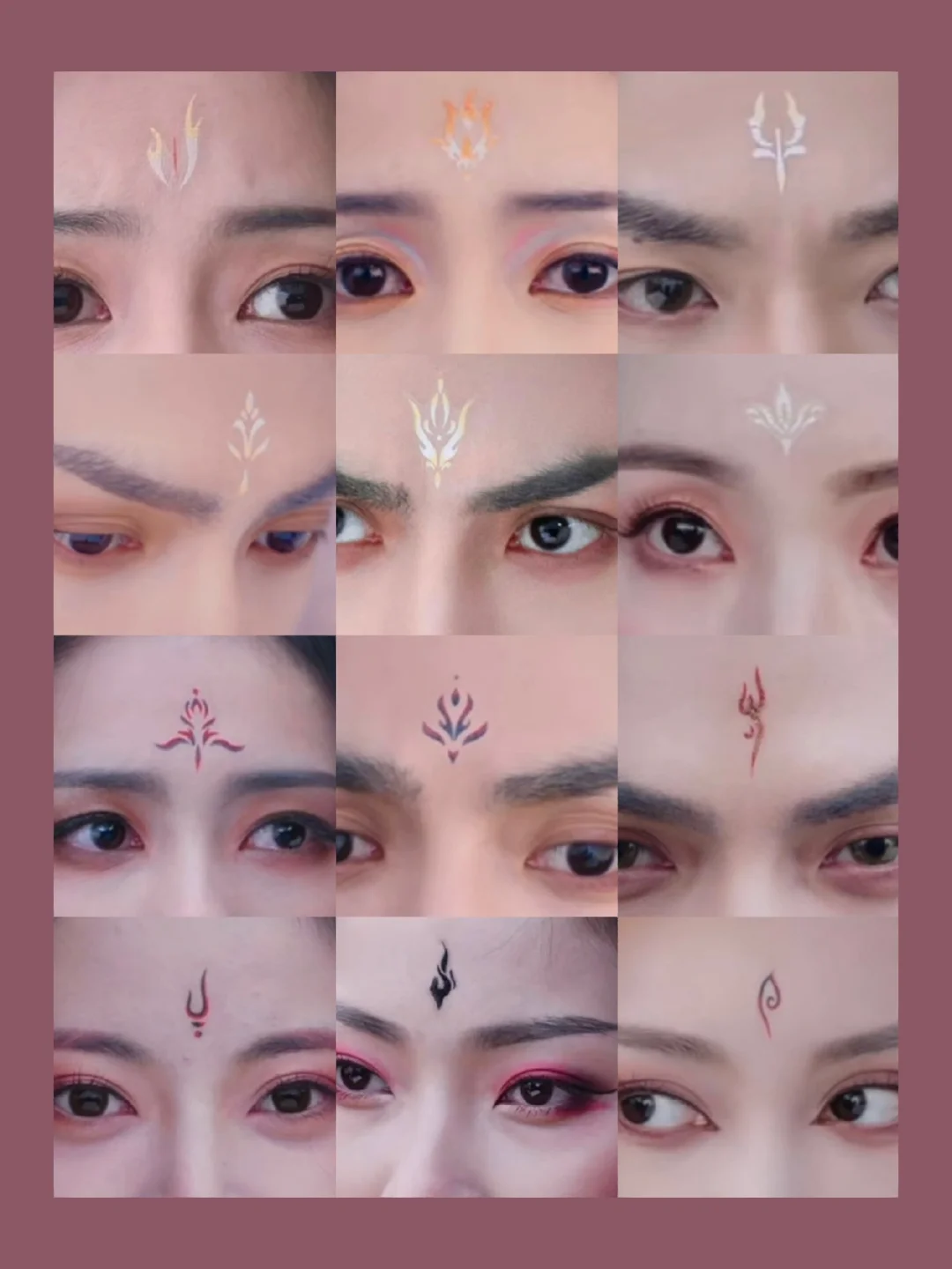 扒一下那些藏在额纹里的细节