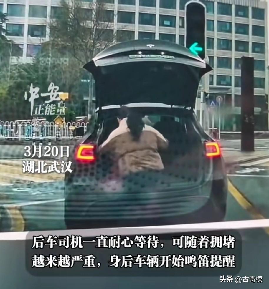 武汉的这名女司机也火了！

全网怒火，就是因为她做了这三件事：

一、在绿灯的情