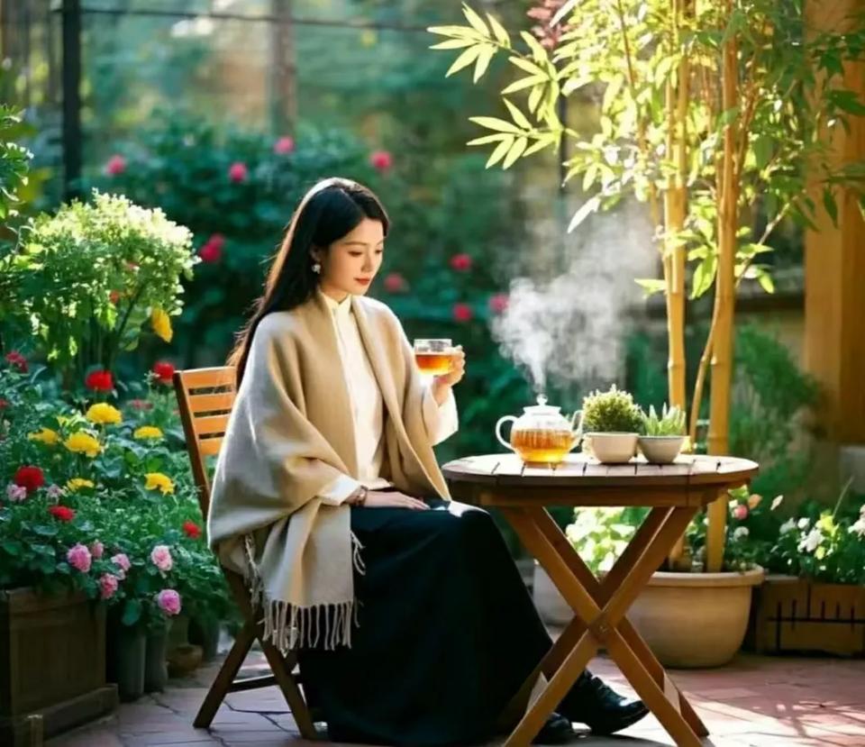 一壶茶，一份情怀。

儿时茉莉花茶的味道，
一口忆苦思甜，一口逝水流年。

一壶