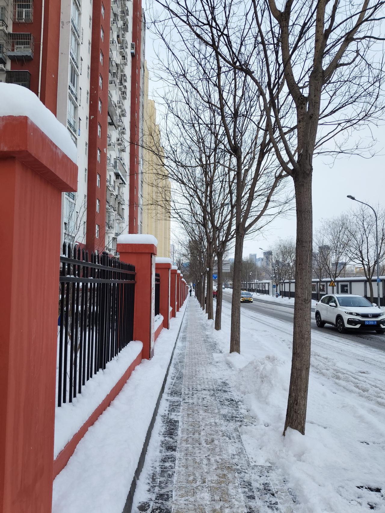 换上厚实的羽绒服，踩着碎雪出门打卡冬日限定的快乐。街角的糖画摊冒着热气，转个糖龙