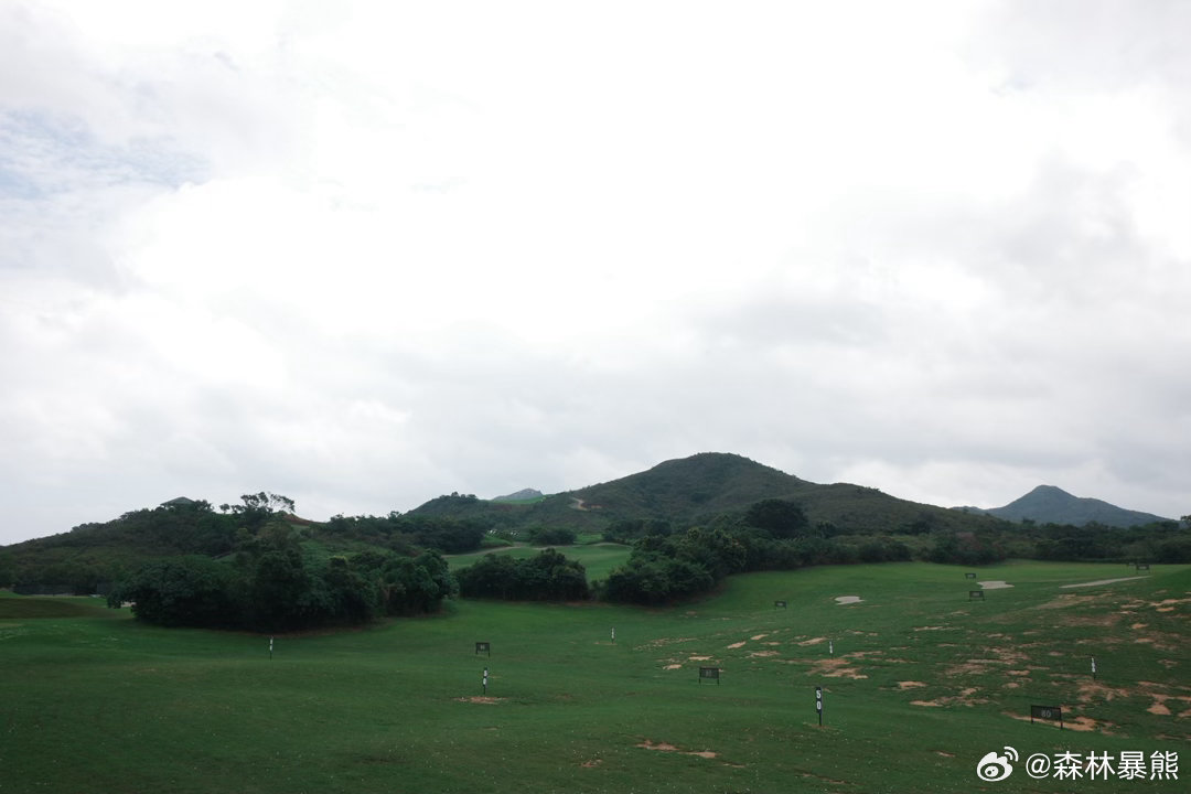 第一次体验高尔夫🏌️ 香港·滘西洲公衆高爾夫球場