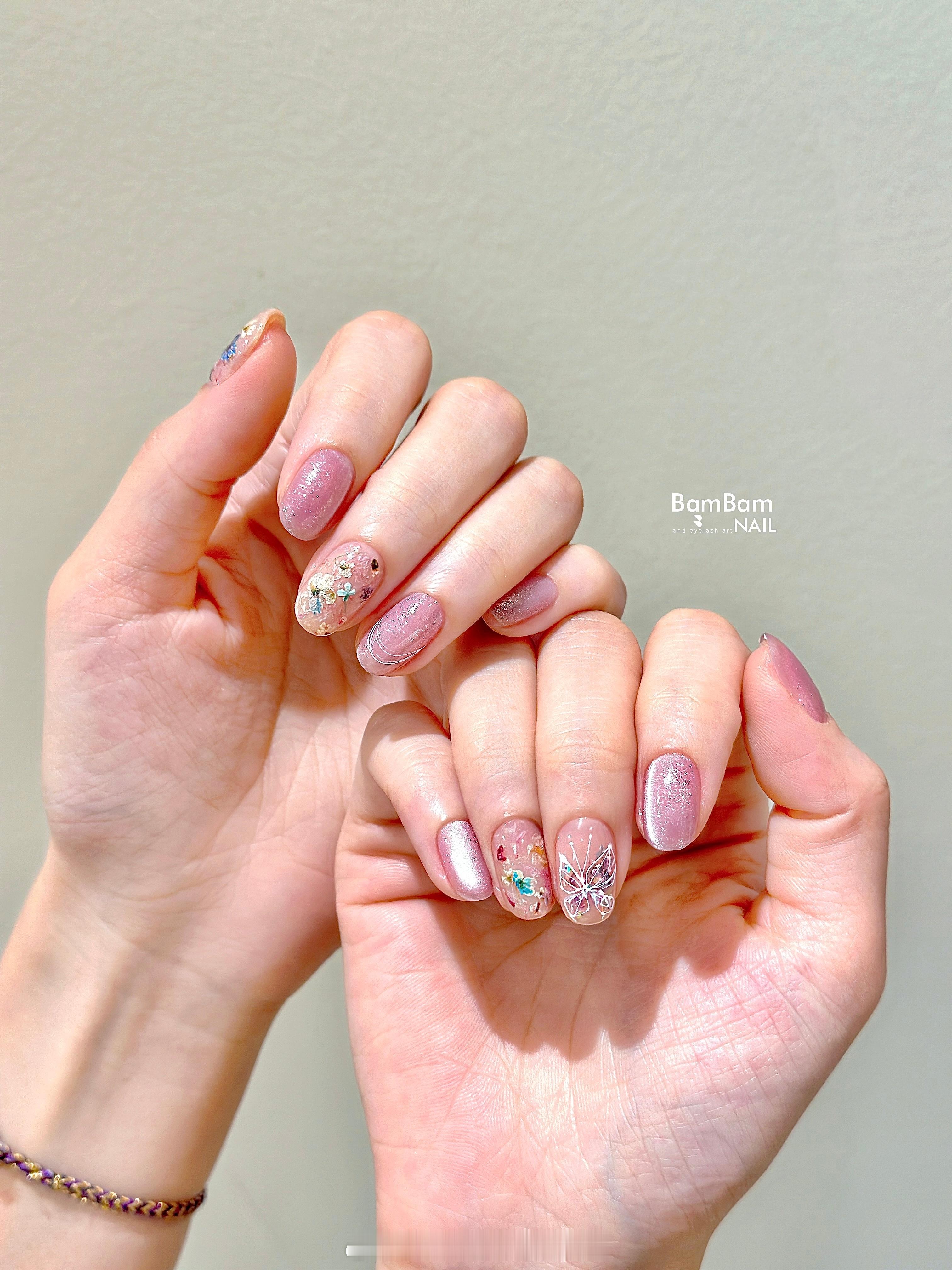 独属于春日的干花美甲💅 ​​​