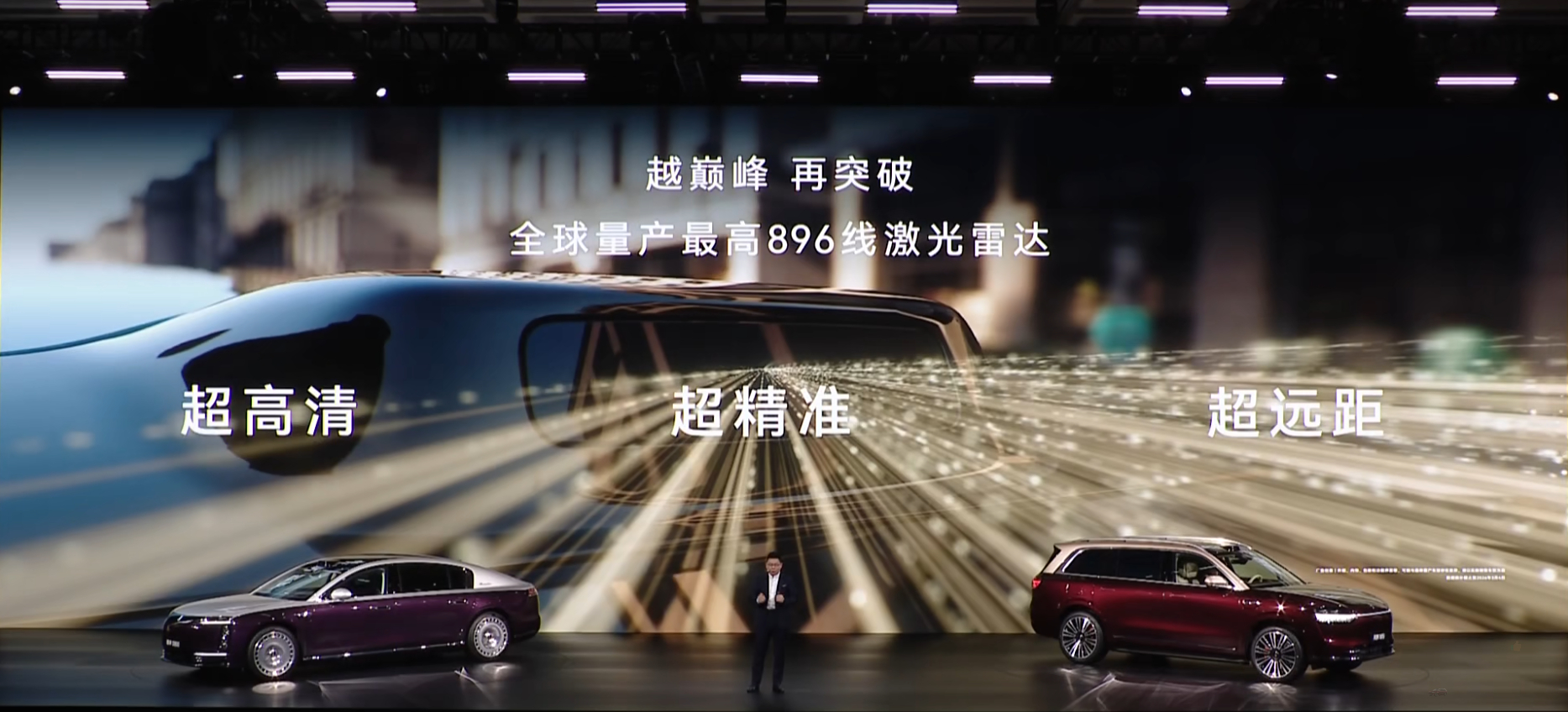 全球量产最高896线激光雷达…牛逼。