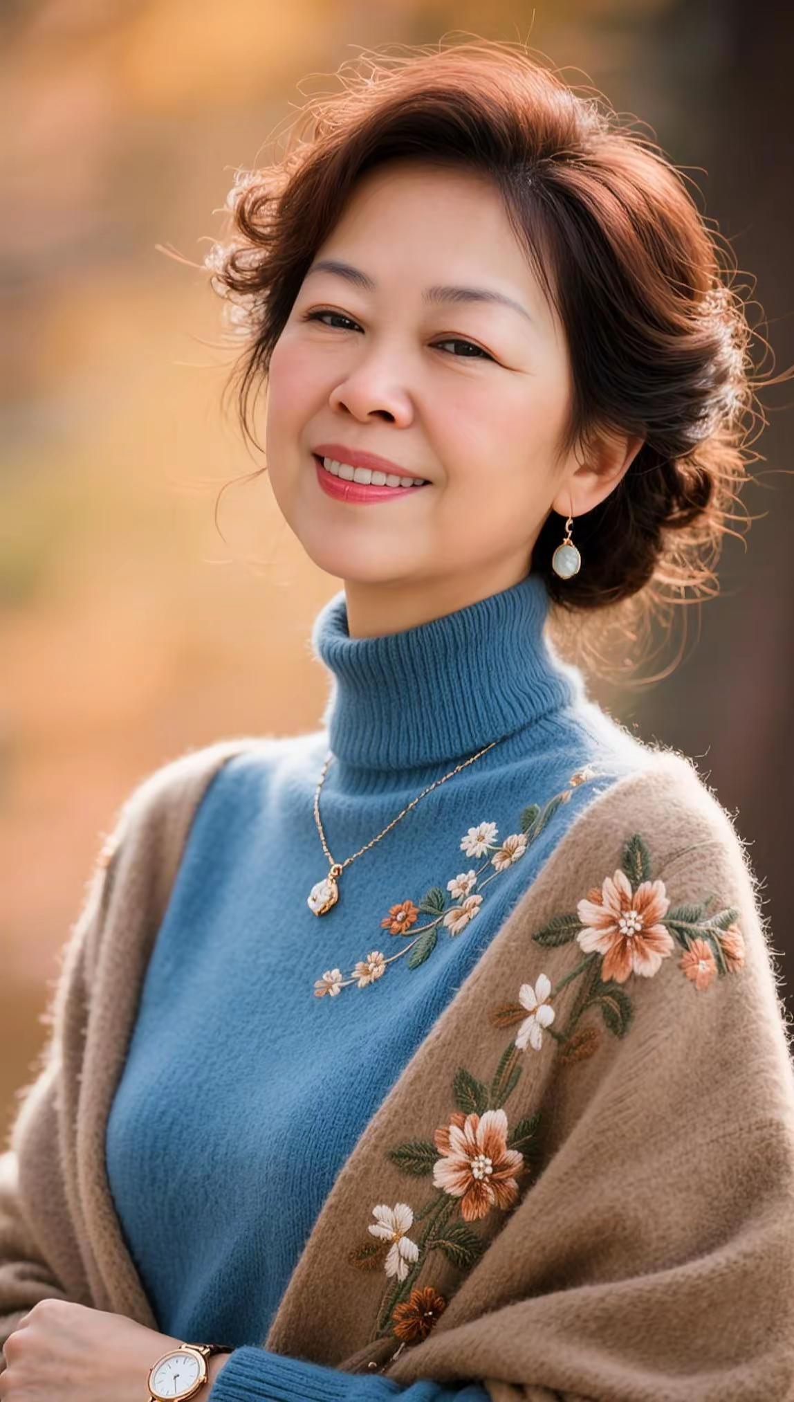 AI暖光美人写真 ai创作 穿出你的时尚你的感觉