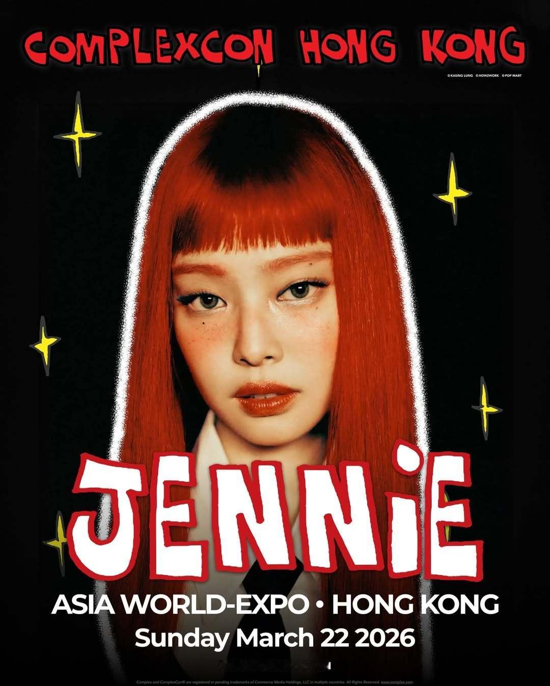 卧槽！！！JENNIE将担任ComplexCon香港场的Complex Live