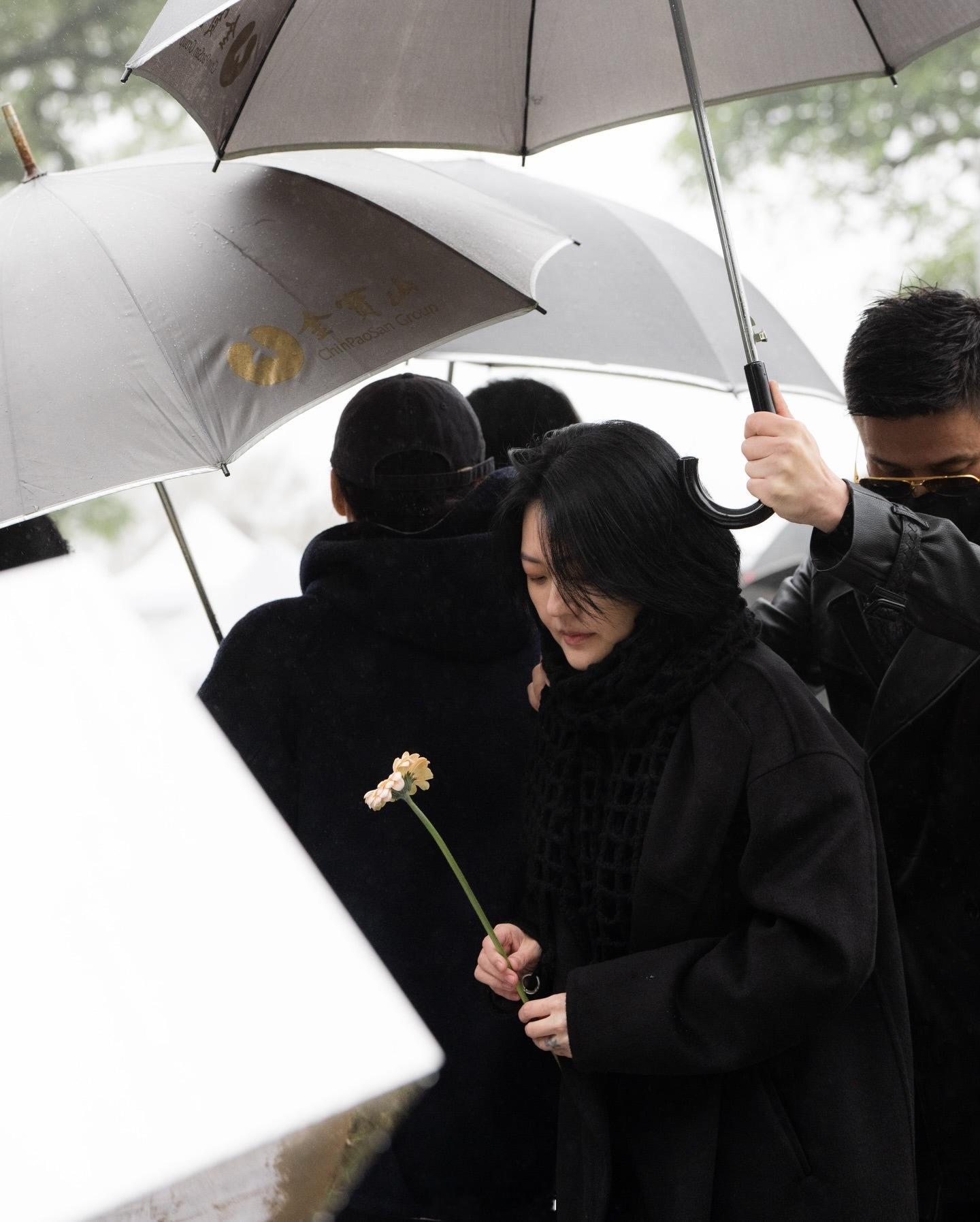 小S大s雕像 一支清菊，遥寄思念🌼；墓里墓外，姐妹情不殆。💖徐熙娣，徐熙媛一