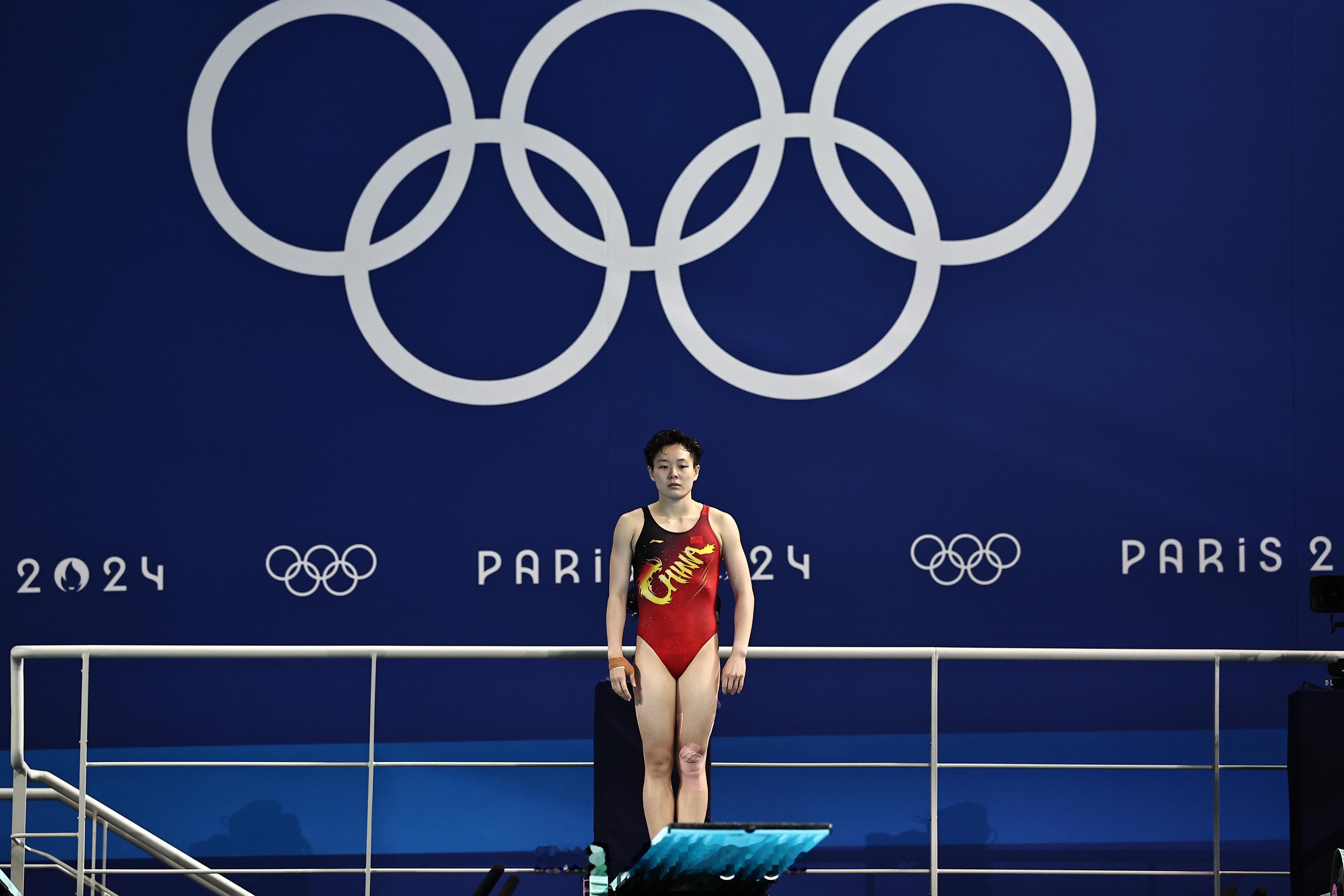 #巴黎奥运会# 中国代表团第31金🏅中国选手陈艺文以376.00分的成绩获得巴