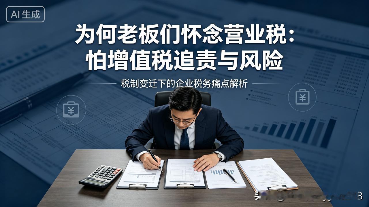 太真实了！无数中小微企业老板，私下里都在怀念营业税时代，不是不想交税，是真的怕透