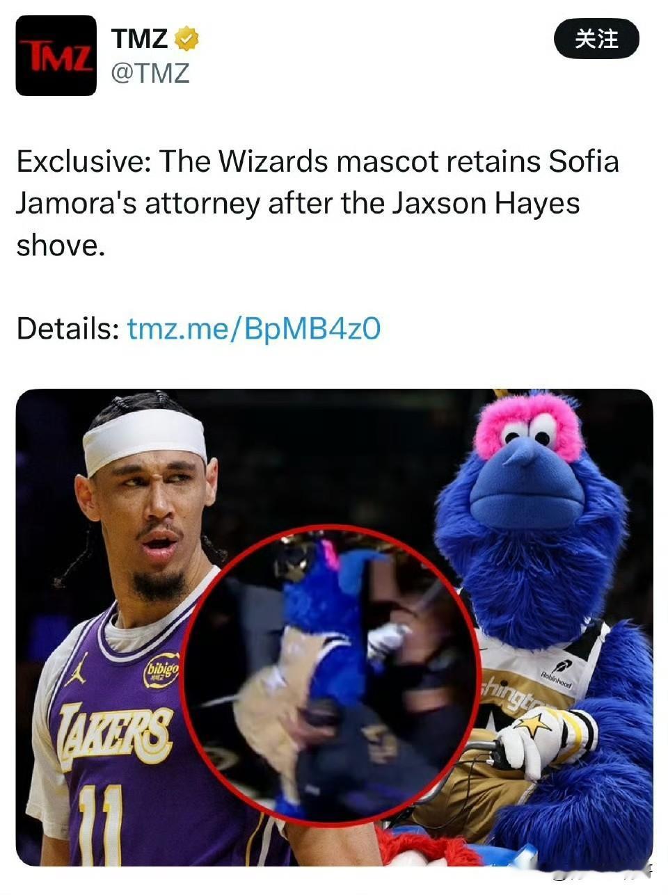 摊上大事了！！！奇才吉祥物扮演者已聘请律师或起诉海斯！

马上到了最热闹的全明星