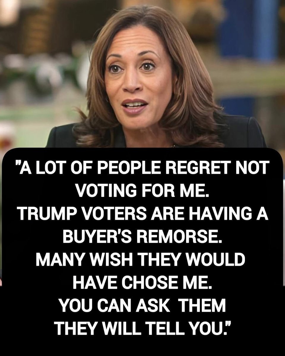 哈里斯:我见到了很多人，他们都表示当时应该投票给我，而不是投票给特朗普的，有很多