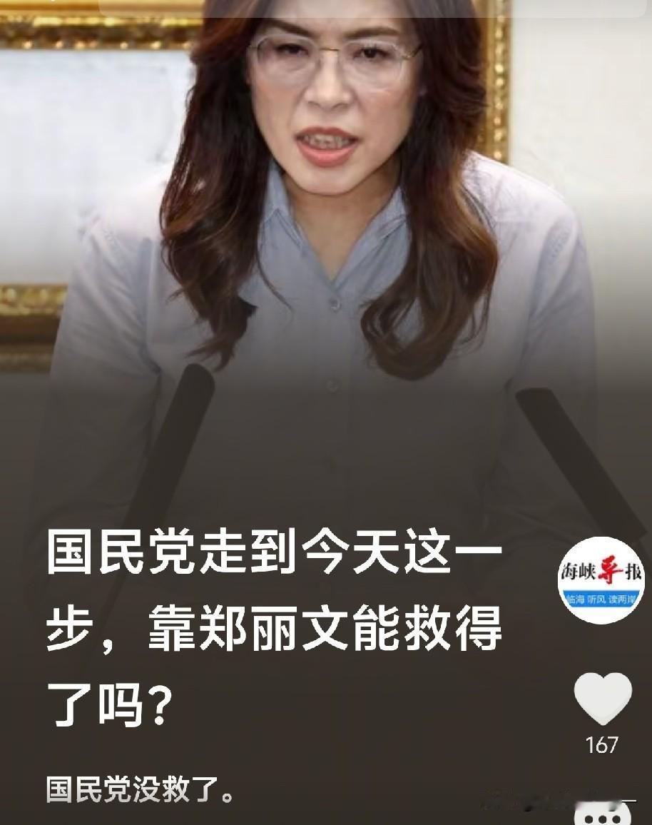 国民党还有救吗？答案早已写在现实里。
 
一次次溃败、一次次内耗、一次次摇摆不定