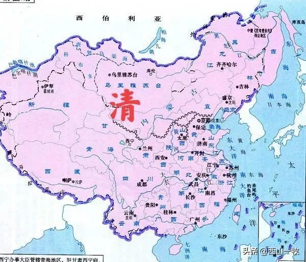 中国封建王朝中，疆域最广的是元，其次是清，第三位是唐。然而元、清的大众认可度都不