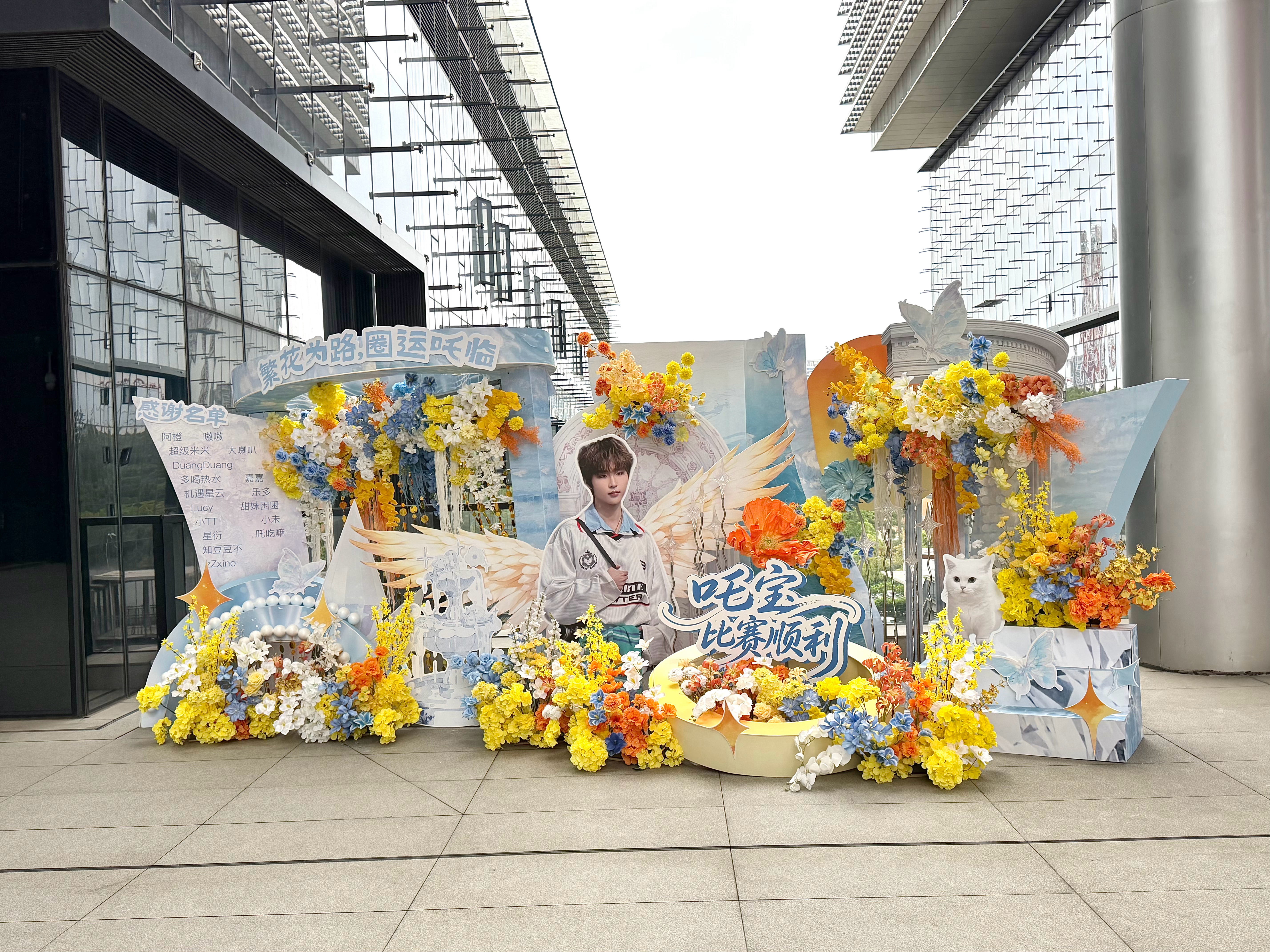 吒宝  好有春日感的花墙！！2026pel春季赛总决赛pel春决倒计时仅剩1天