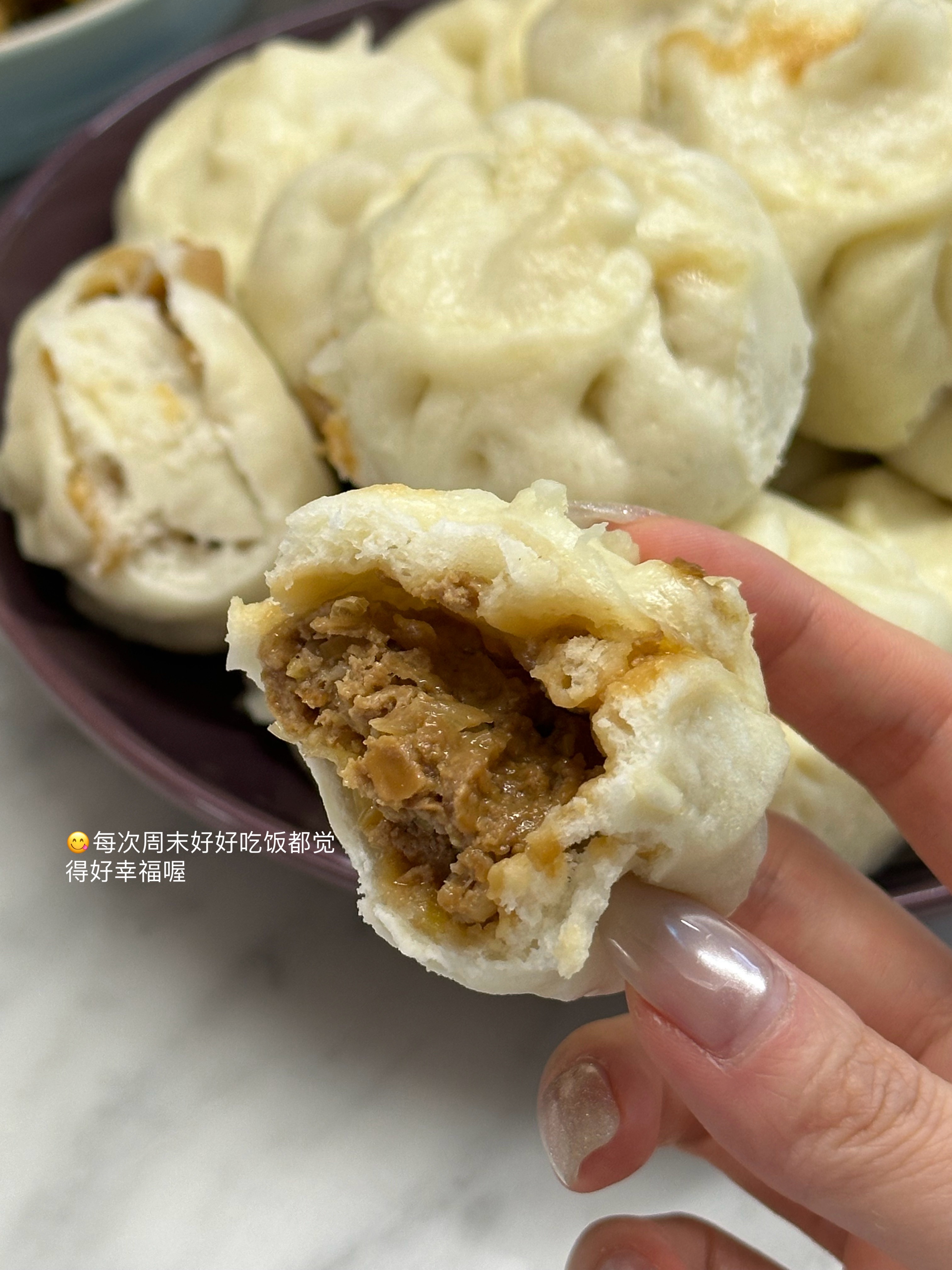对我来说 好好炫饭就是对周末最大的尊重[干饭人] ​​​