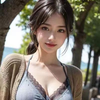 阳光明媚的海边，温柔甜美的小仙女。艳甜美少女 邻家甜美女神 清纯女神l 清纯女神