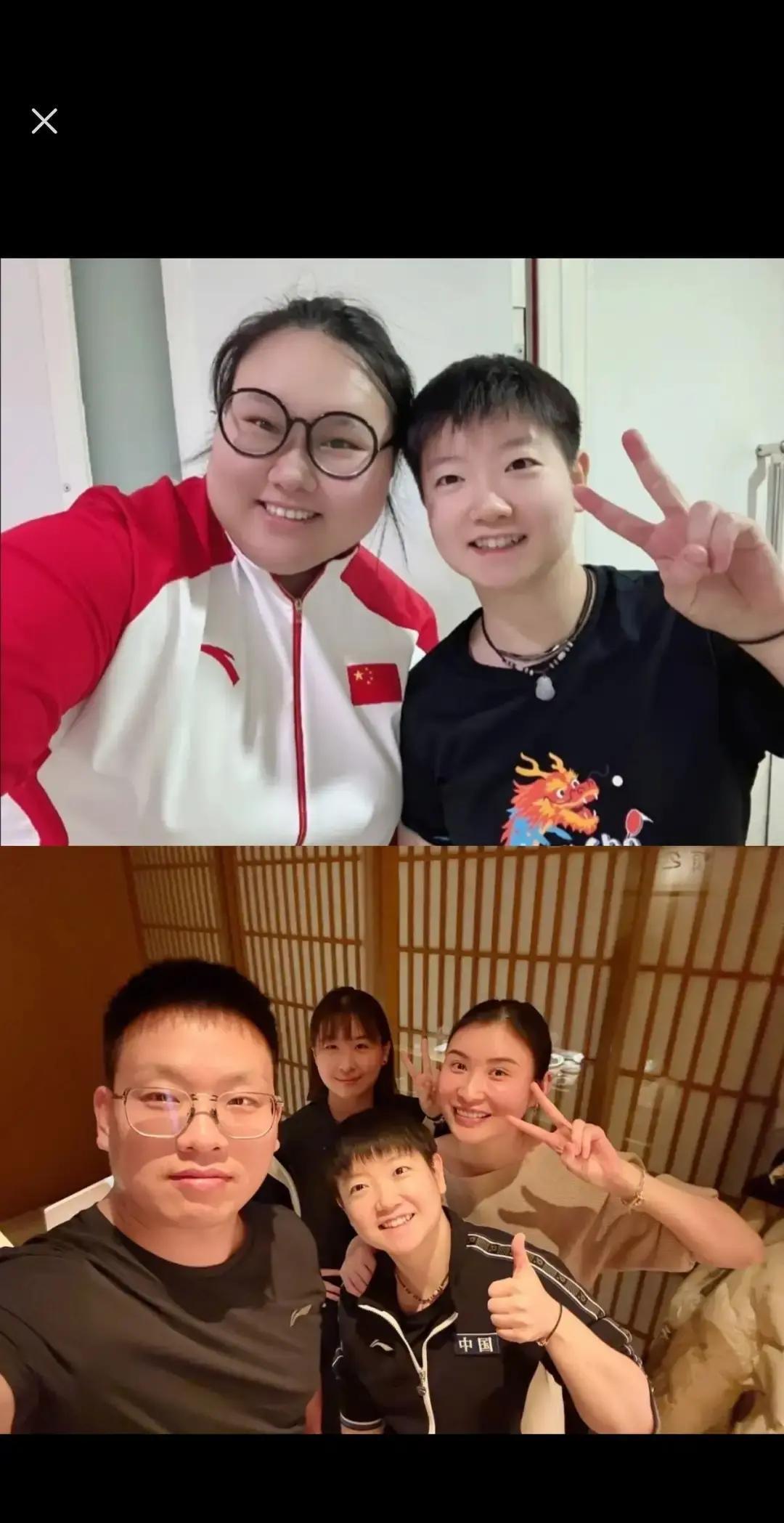 脚伤倒计时第18天，莎莎还在笑
 
李雯雯发的那张合影里，莎莎笑得牙花子都露出来