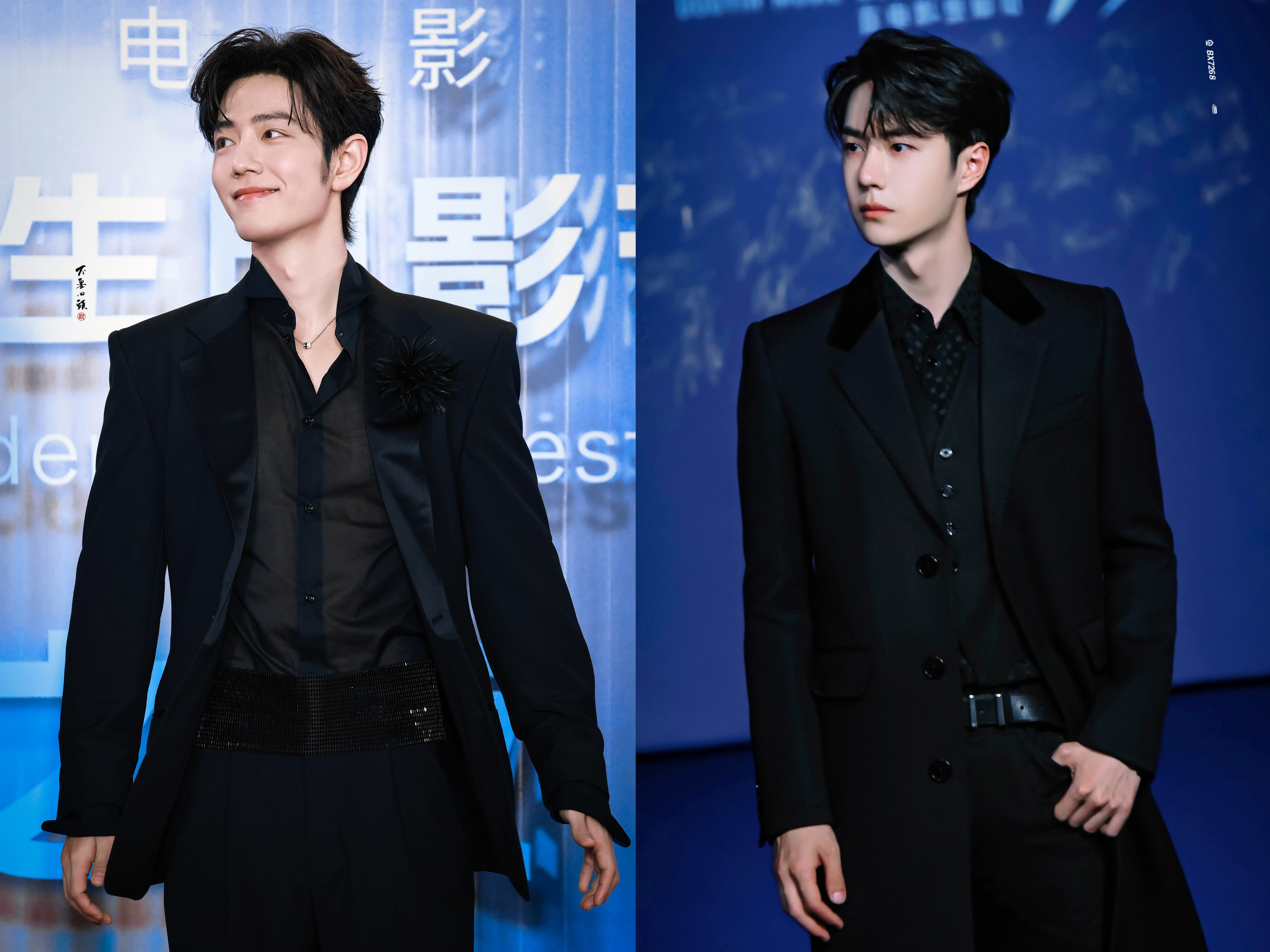 博君一肖 透视衬衫单独发一张，好分明啊 